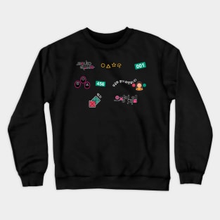 Squid Game Pattern Crewneck Sweatshirt